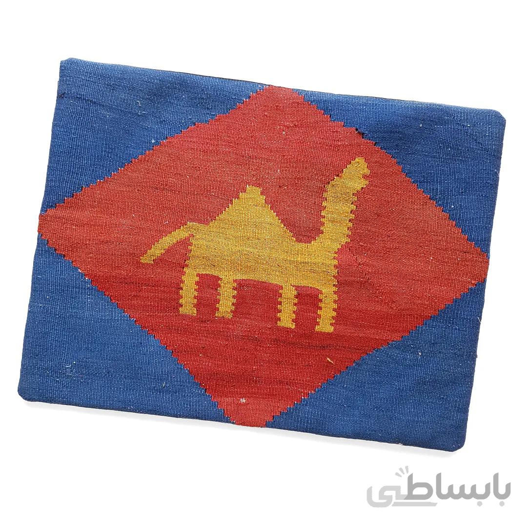 کوسن گلیم قشقایی طرح اشتر 70×50 سانتی
