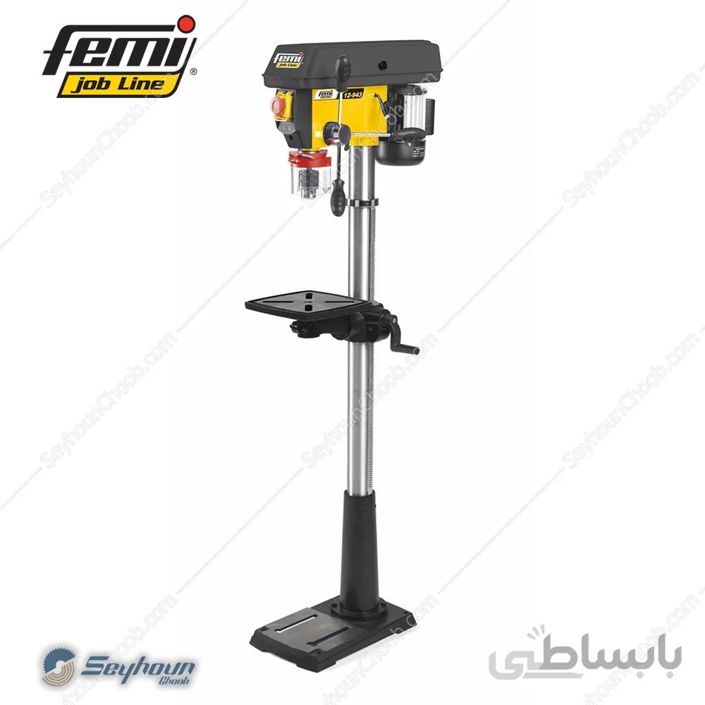 دریل ستونی 16 میلیمتری 460 وات فمی مدل femi DP-12-943 - 8086125