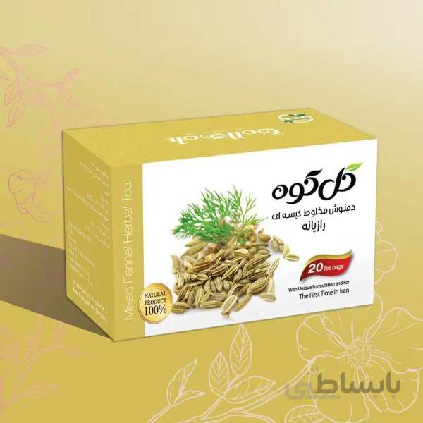 دمنوش مخلوط صد در صد طبیعی رازیانه گل کوه