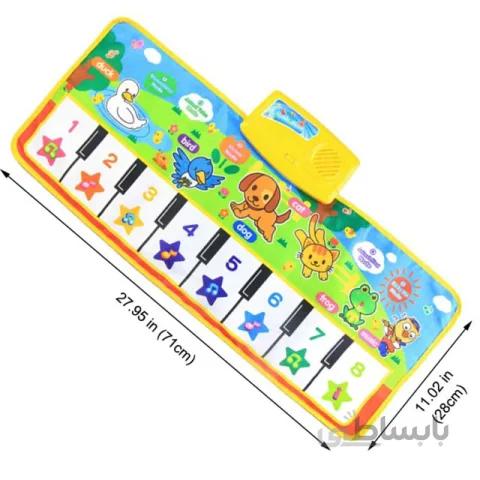 تشک بازی موزیکال مدل پیانو پارچه ای کد LT2957