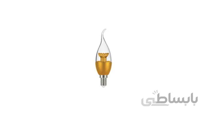 لامپ شمعى پایه طلایى 5 وات برند EDC کد 21078