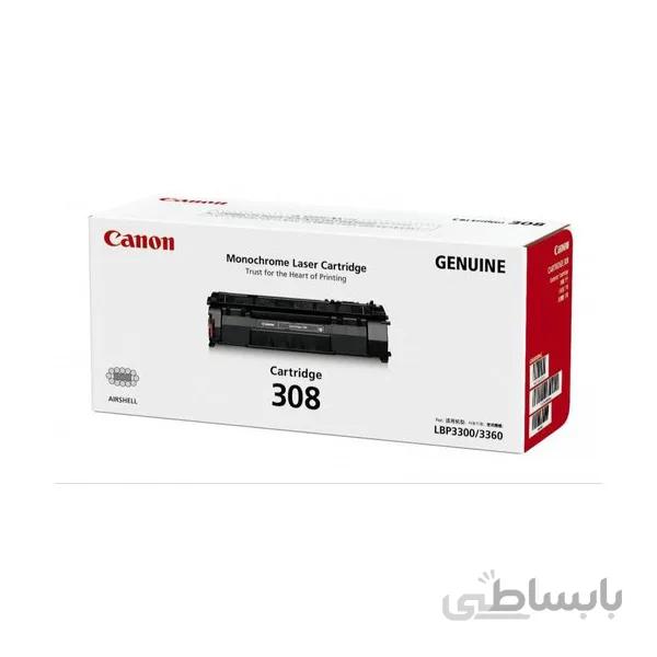 کارتریج لیزری 308 مشکی کانن ا Canon 308 black laser toner cartridge