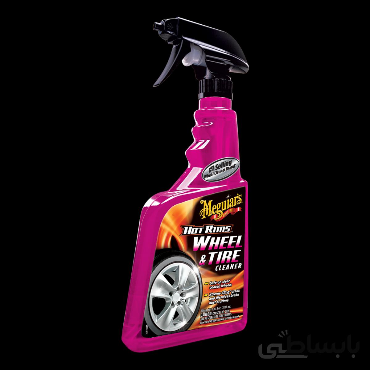 اسپری تمیزکننده رینگ و لاستیک هات مگوایرز Meguiars Hot Rims Wheel & Tire Cleaner