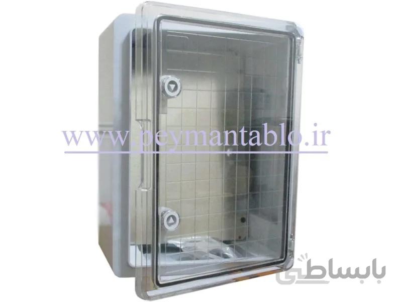 تابلو پلاستیکی (ABS) درب شفاف (20*40*30) با World-Plast IP65 ا تابلو پلاستیکی (ABS) درب شفاف و بدنه مات (20*40*30) با IP65 ورلد پلاست عرض 30، ارتفاع 40، عمق 20 دارای گواهینامه استاندارد