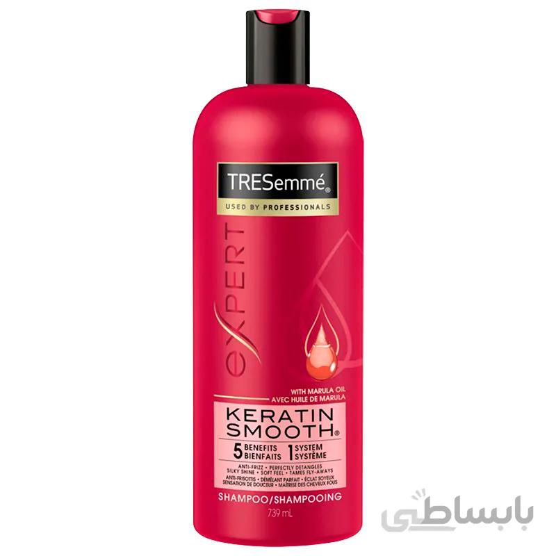 شامپو مو ترزمی مدل KERATIN SMOOTH حجم 700 میل