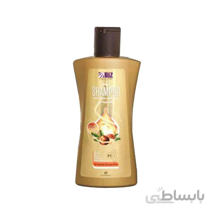 شامپو تقویت کننده بیز حاوی روغن آرگان حجم ۳۰۰ گرم ا Dr Biz Argan Oil Repairing shampoo 300 gr