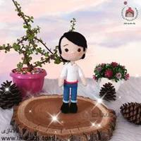 عروسک بافتنی شاهزاده اریک پری دریایی کوچک ( کد 60355 )
