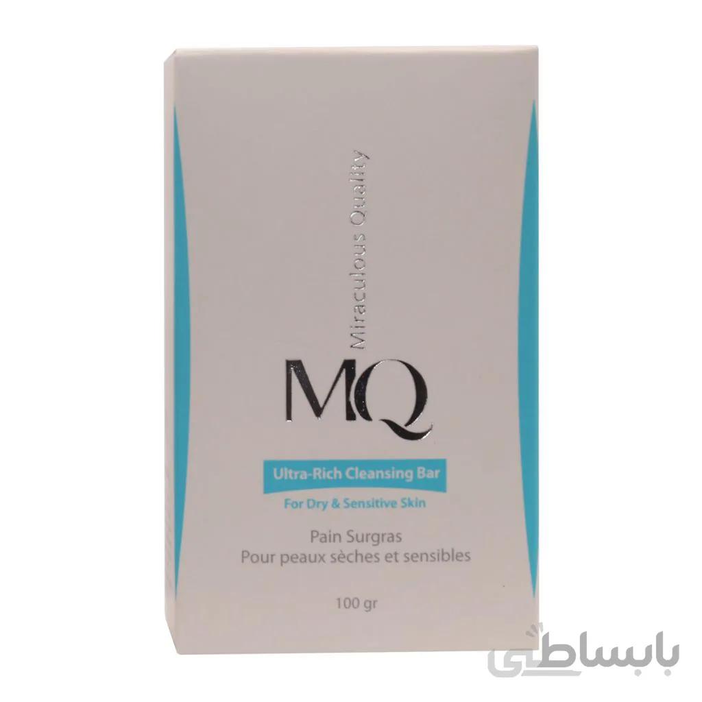 پن مغذی و پاک کننده مناسب پوست خشک و حساس ام کیو ا MQ Ultra-Rich Cleansing Bar