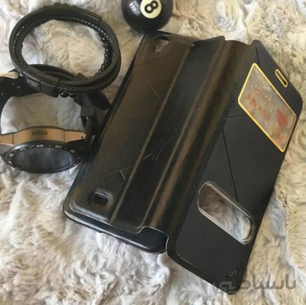 کیف گارد قاب گوشی A7 2016 لب تاپی داخل ژله‌ای