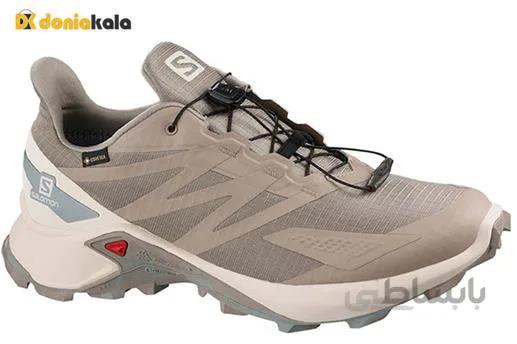 کفش کتونی کوهنوردی اورجینال و پیاده روی ضد آب گورتکس سالامون سوپرکروس بلاست Salomon Supercross Blast GTX L41109800 ا Original ketone hiking shoes and waterproof hiking Salomon Supercross Blast GTX L41109800