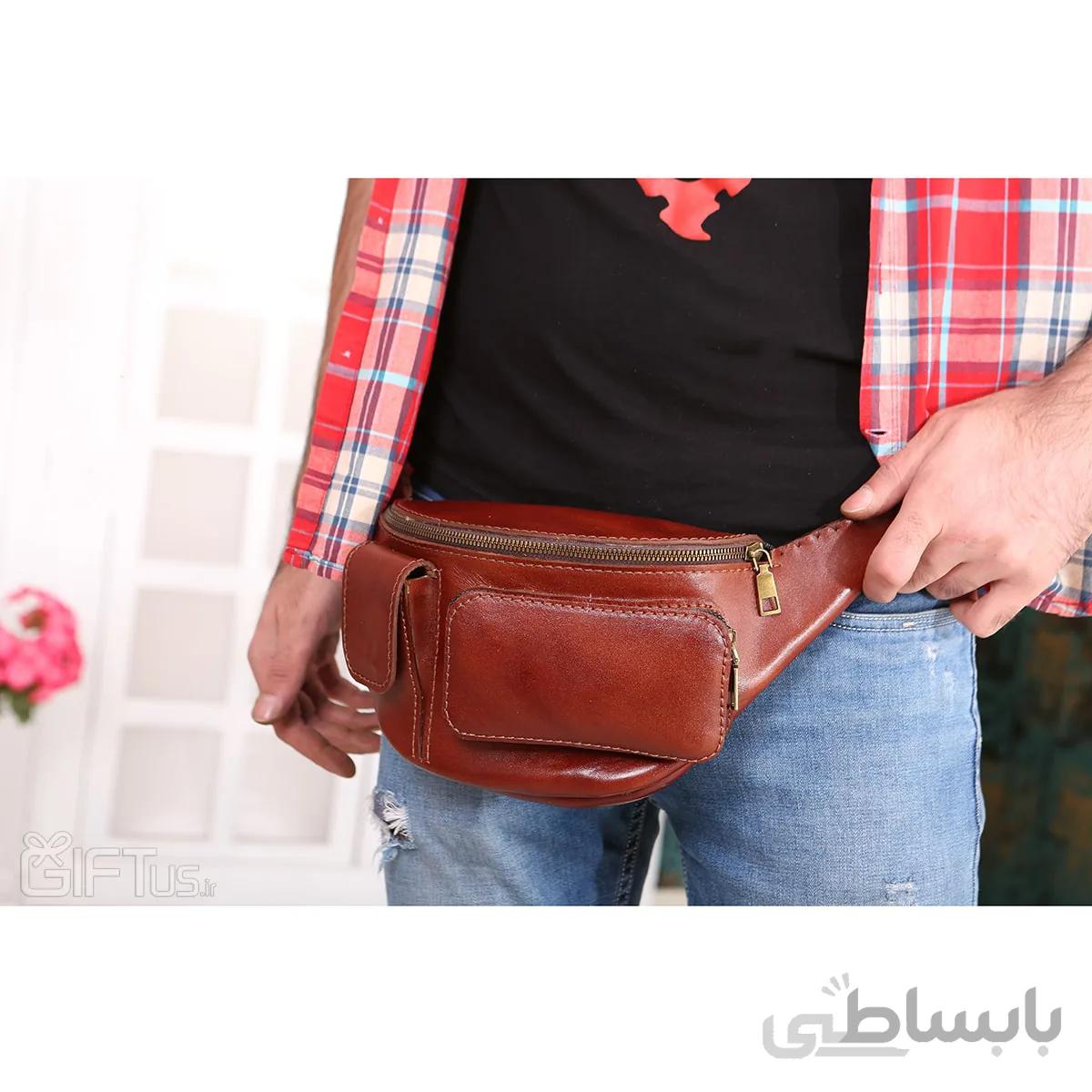 کیف کمری چرمی