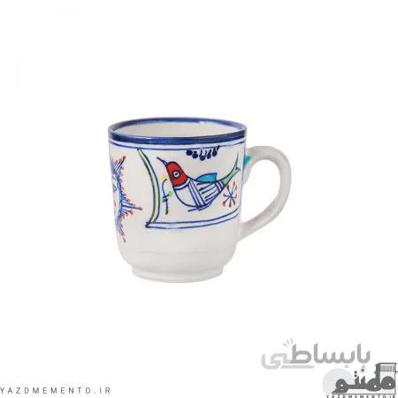 لیوان چینی طرح خورشیدی مجموعه 2 عددی