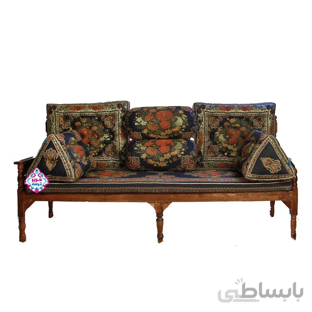 سرویس ۵ تکه شاه نشین کنار مخمل قرمز کد 410538