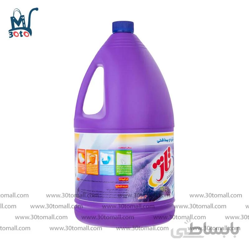 مایع سفید کننده تاژ با رایحه گلهای لوندر 4000گرم