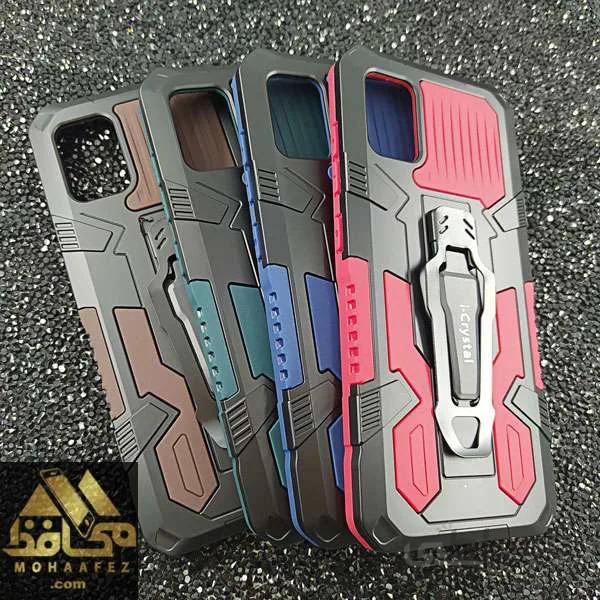 قاب ضد ضربه ی سامسونگ A51 هولدر دار کد SA377