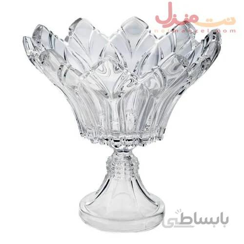 ظرف سرو پایه دار کریستال لیزا موری سری ورسای