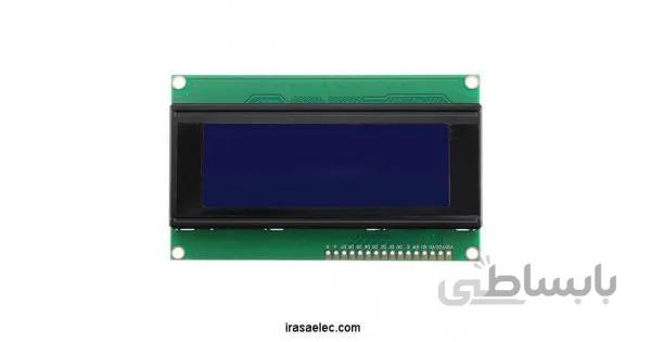 نمایشگر کاراکتری 2004 با نور پس زمینه آبی - LCD 20*4