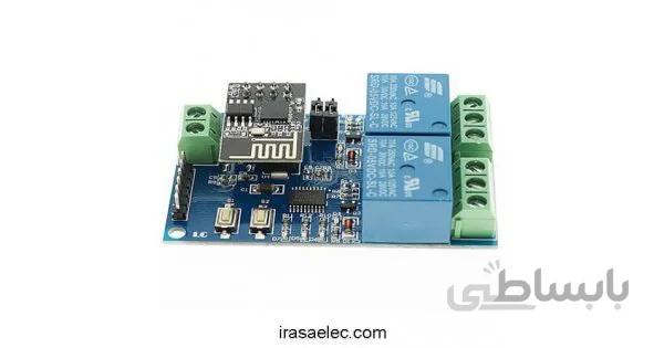 ماژول ریموت کنترل وایفای دو کانال STM8+ESP8266