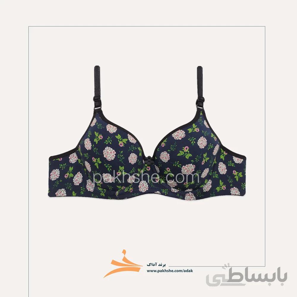 سوتین گلدار کاپدار فنردار برند آداک کد 66001