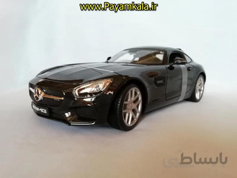 ماکت فلزی مرسدس بنز بزرگ (1:18) مدل MERCEDES-AMG GT BY MAISTO PREMIERE مشکی