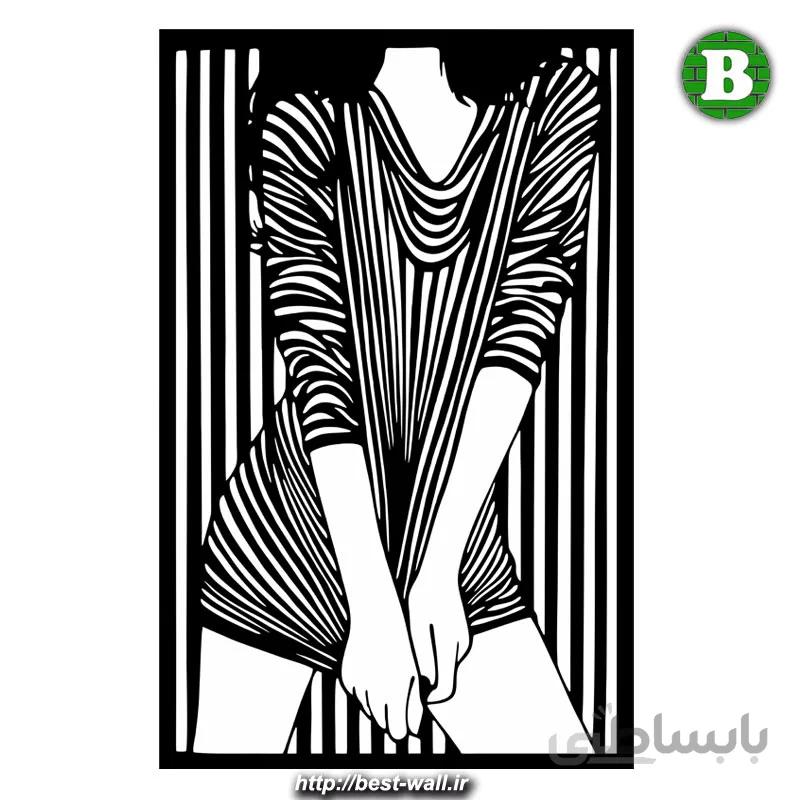 تابلو سه بعدی مینیمال دوشز
