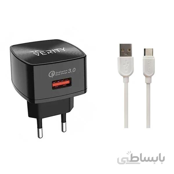 شارژر دیواری VERITY وریتی مدل AP 2118 ا Verity AP 2118 3A 2Port