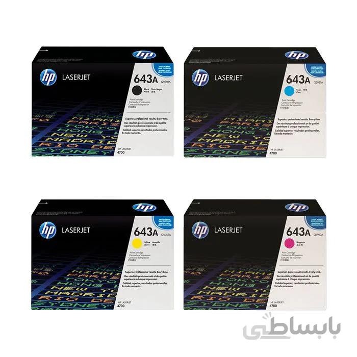 تونر کارتریج لیزری رنگی اچ پی 643A