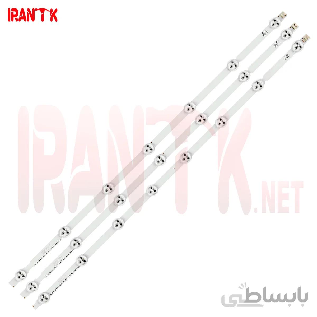 بک لایت 32 اینچ ال جی مدل 32LN بدنه آلومینیوم دو خط 7 لامپ یک خط 8 لامپ