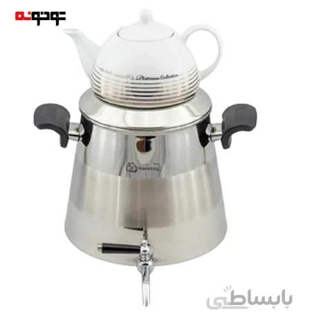 کتری قوری استیل شیر دار هوم کینگ