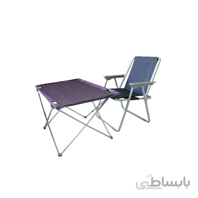 میز صندلی تاشو 5 فنره APD مدل AP-1