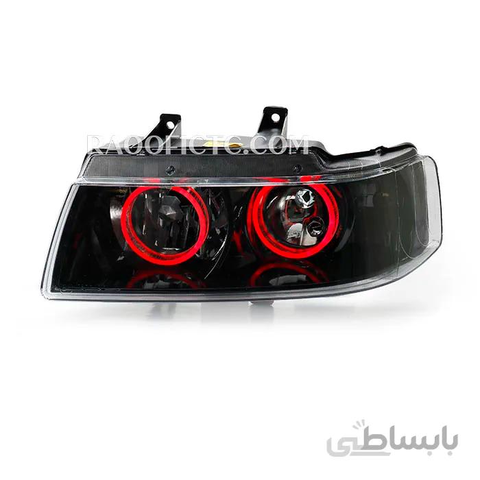 چراغ جلو سمند طرح گلس قرمز