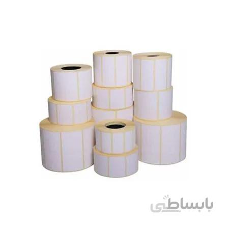 لیبل برچسب کاغذی چهار ردیف 10000 عددی Paper Label 12*25