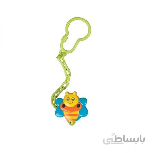 بند پستانک طرح گل و حیوانات به به دور Bebedor