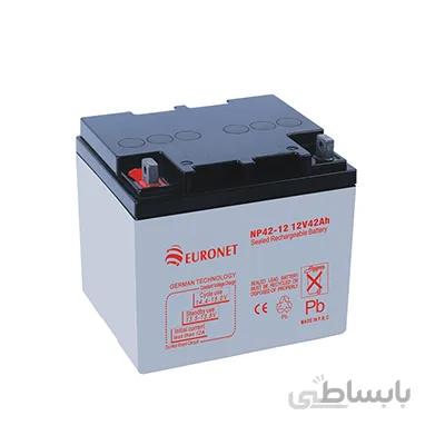 باتری 65 آمپرساعت، 12 ولت Euronet نوع دیپ سایکل ژل