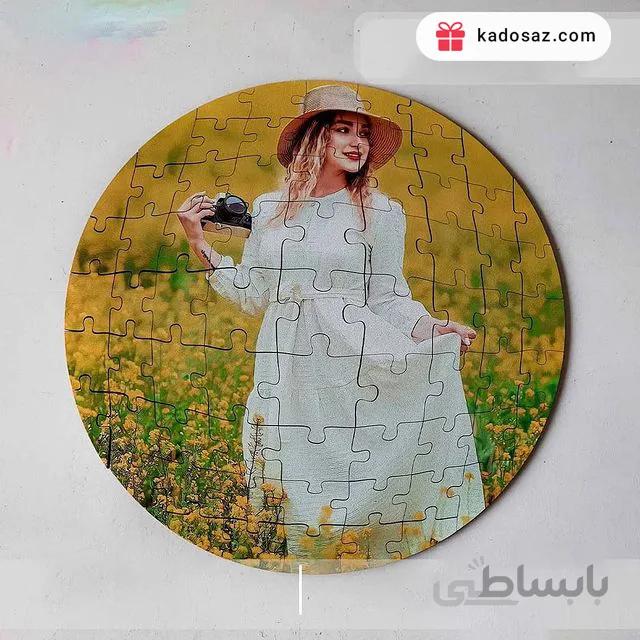 پازل دایره‌ای چوبی