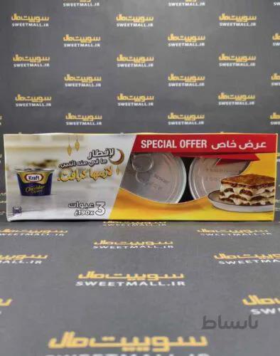 پنیر کرافت چدار 190 گرم Kraft-بسته 3 عددی