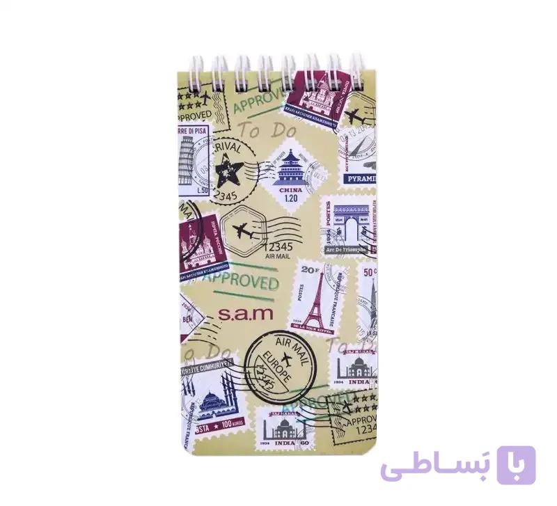 دفتریادداشت To Do List سم طرح تمبر پست