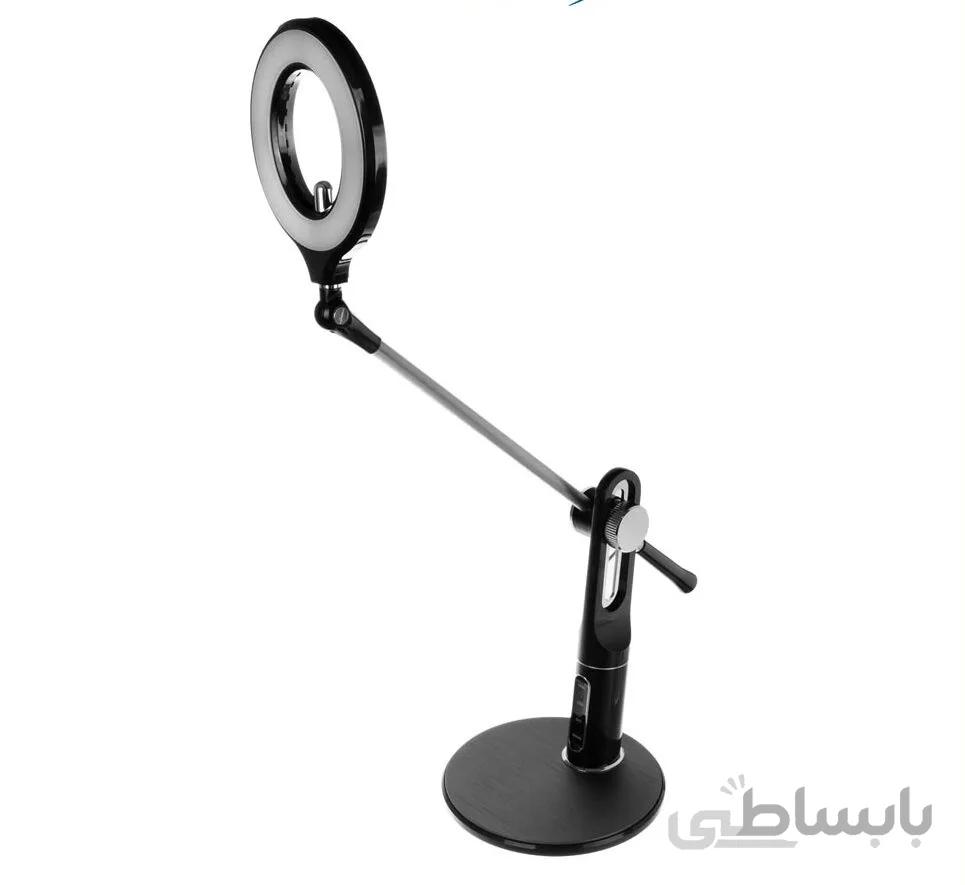چراغ مطالعه مهندسی led مدل 1225 سیلورلایت مشکی