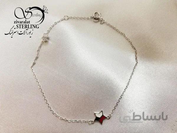 دستبند نقره زنانه کد 180728
