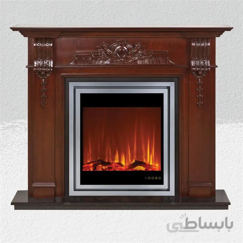 شومینه برقی زمینی آوالون با فریم چوبی ALW006
