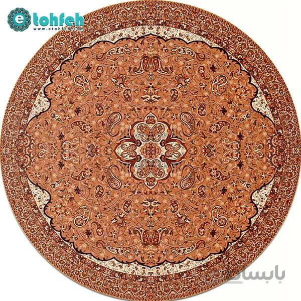 رومیزی گرد ترمه طرح شاه عباسی کد ۸۰۵