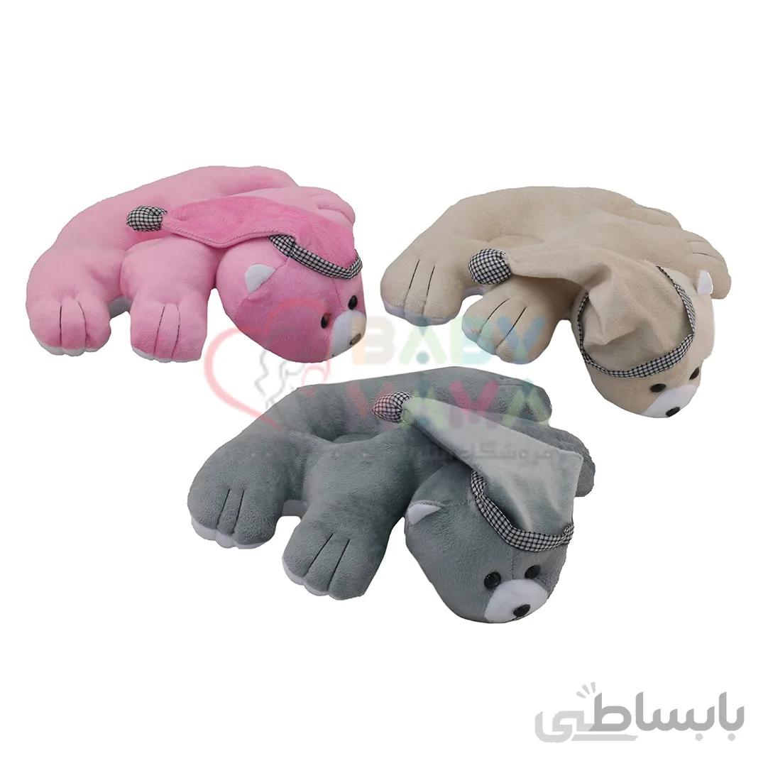 بالش کمک شیردهی مخمل خرس خوابیده