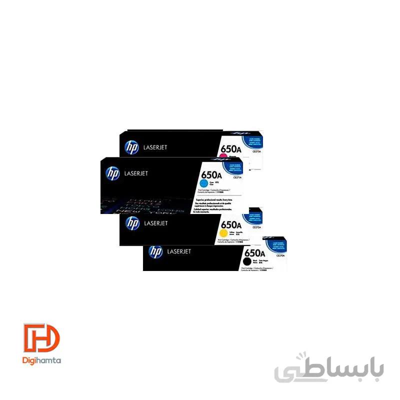 کارتریج تونر لیزری رنگی اچ پی HP 650A 4 Color Toner Cartridges