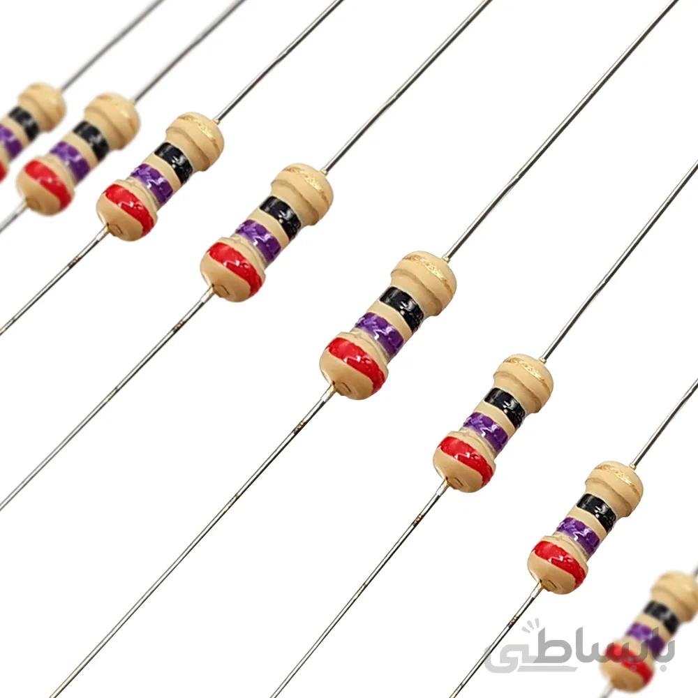 مقاومت 27ohm 1 4W 5