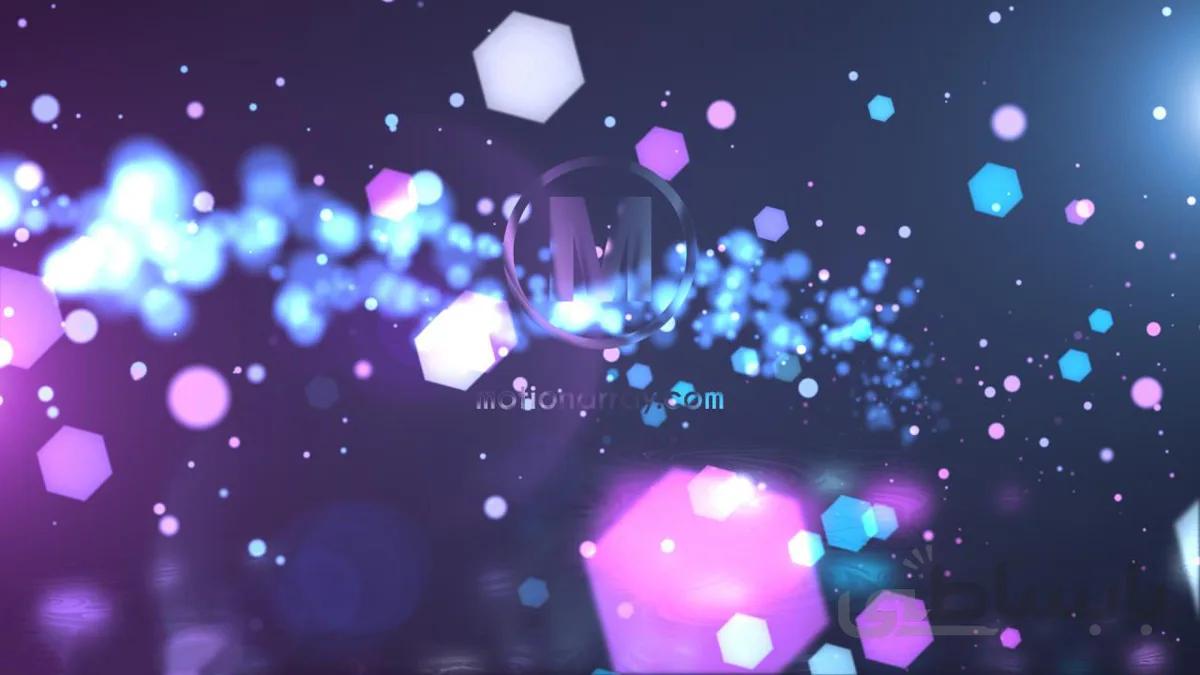 پروژه اماده افترافکت لوگو پارتیکل elegant particles logo 246057