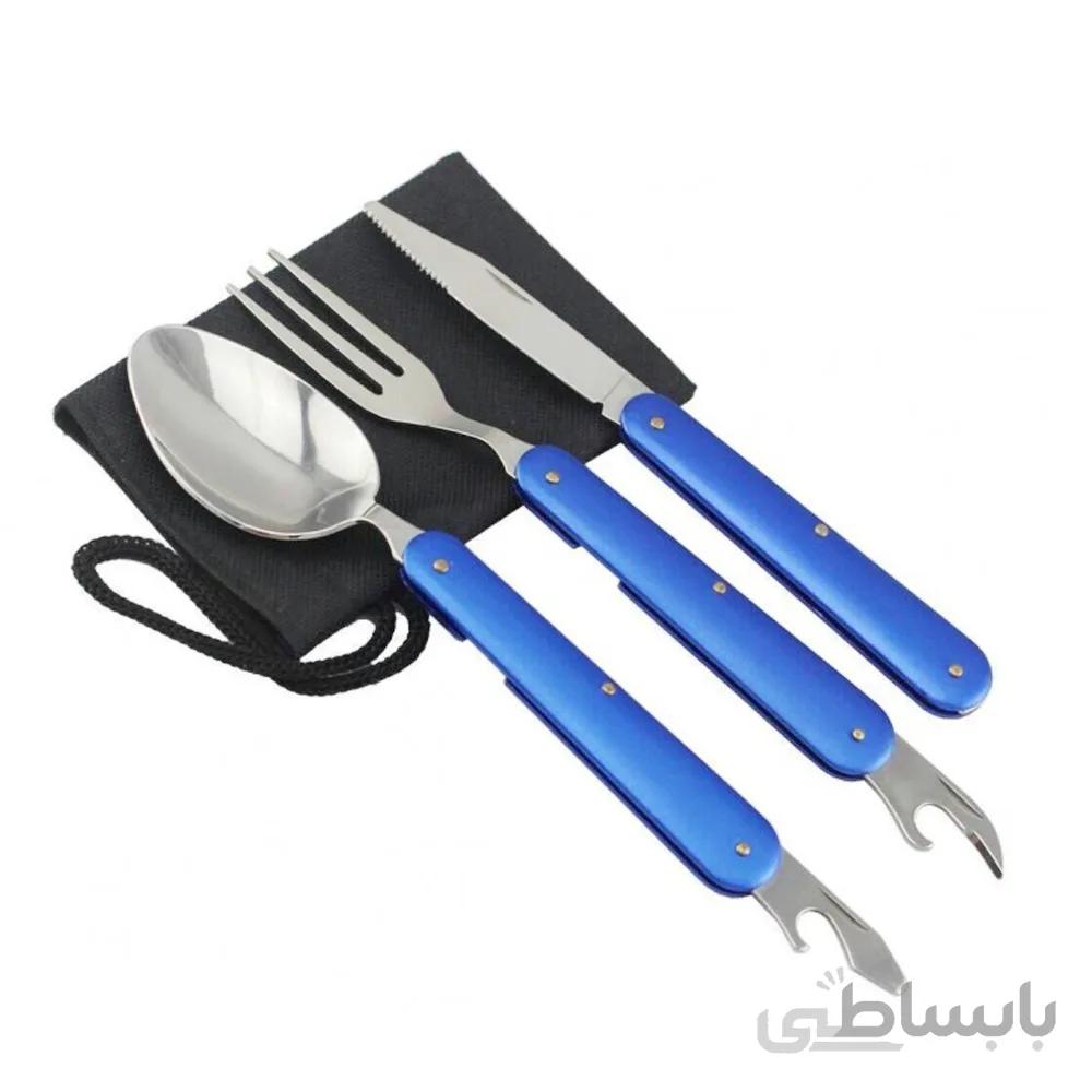 ست قاشق و چنگال سه تکه – Traveler K8003