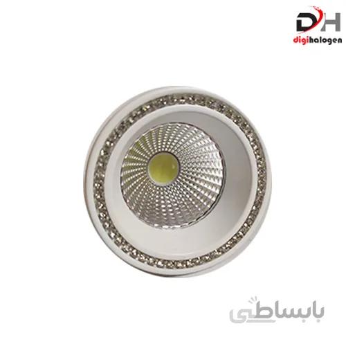 هالوژن پارکتی نگین دار اس اچ لایتینگ مدل nsd201 سفید (SH.LIGHTING)