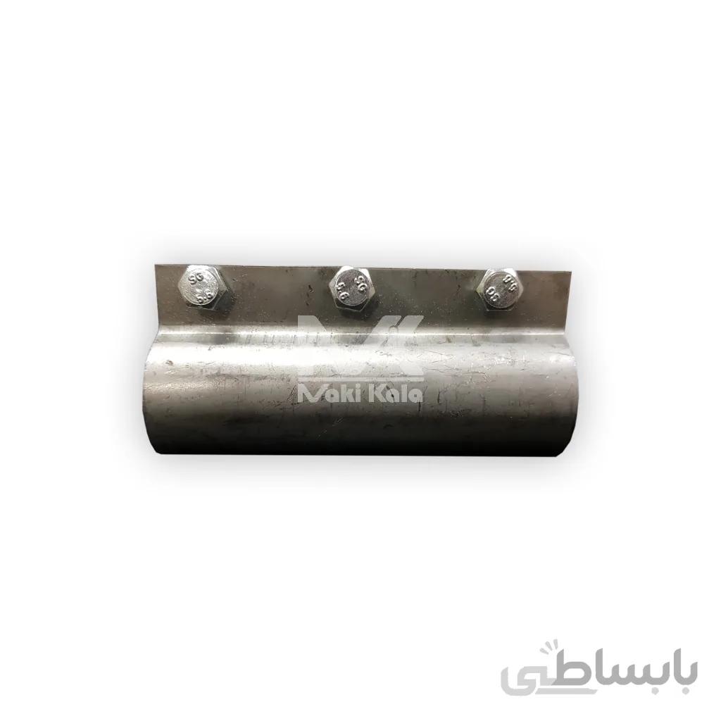 رابط سه پیچ لوله فلزی نگهدارنده آبخوری نیپل