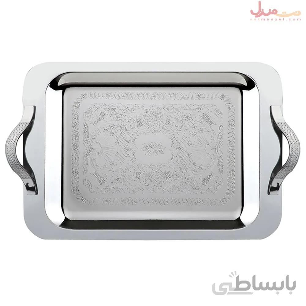 سینی کیهان مدل کروم مستطیل بزرگ