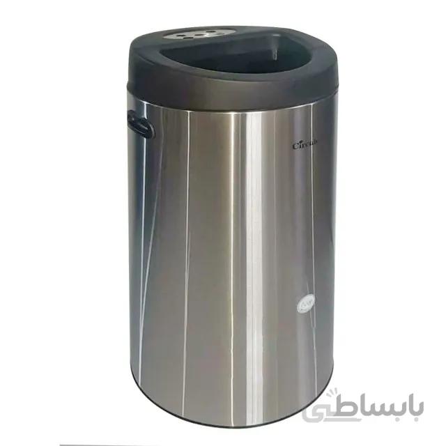 سطل سالنی استیل 30 لیتری CE3100 همراه جاسیگاری